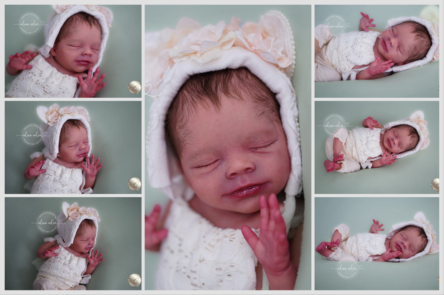 Artwork artist doll Baby Leano - Prototype by Olga Auer, Reborn by Alexa Calvo