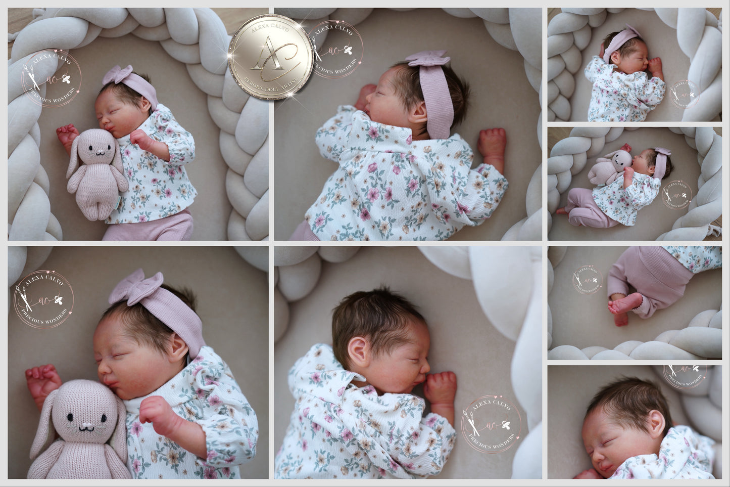 One-of-a-kind artist doll - not a toy. Baby Bubble - Prototype - sculpt by Paqui Galan, Artist: Alexa Calvo