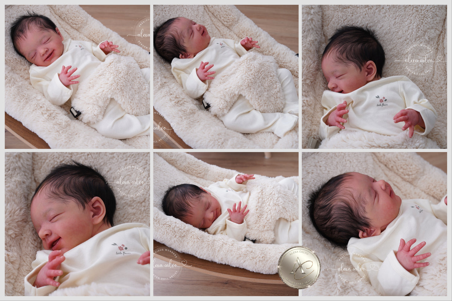 desposit/1st payment - Artwork artist doll baby Alisa - Prototype by Olga Auer, Reborn by Alexa Calvo
