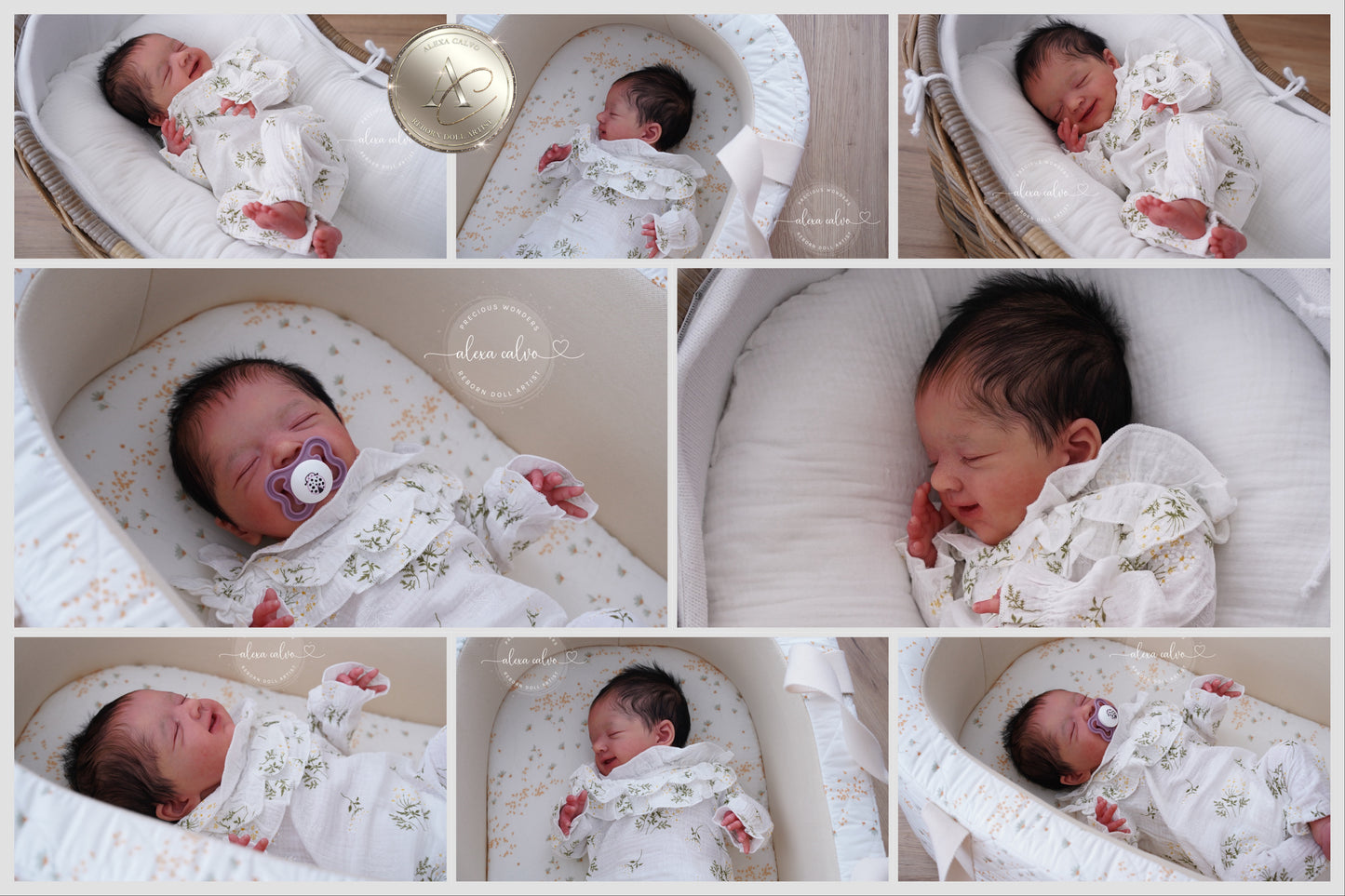 desposit/1st payment - Artwork artist doll baby Alisa - Prototype by Olga Auer, Reborn by Alexa Calvo