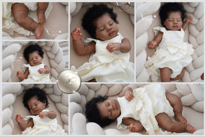 One-of-a-kind artist doll - not a toy.  Baby Catania - Prototype - sculpt by Teresa De Castro, Artist: Alexa Calvo