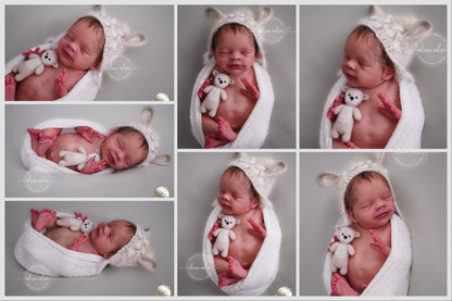 Artwork artist doll Baby Leano  - Prototype by Olga Auer, Reborn by Alexa Calvo