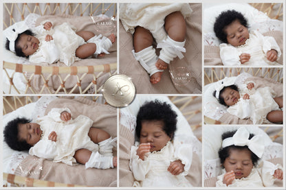 One-of-a-kind artist doll - not a toy.  Baby Catania - Prototype - sculpt by Teresa De Castro, Artist: Alexa Calvo
