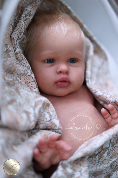 Baby Ellie  - Prototype by Irina Kaplanskaya, Reborn by Alexa Calvo