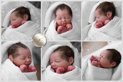 One-of-a-kind artist doll - not a toy. Baby Bubble - Prototype - sculpt by Paqui Galan, Artist: Alexa Calvo