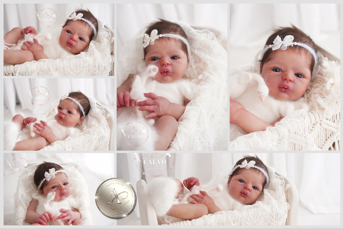 One-of-a-kind artist doll - not a toy. Baby Swan - Prototype - sculpt by Nathalie Moiselet, Artist: Alexa Calvo