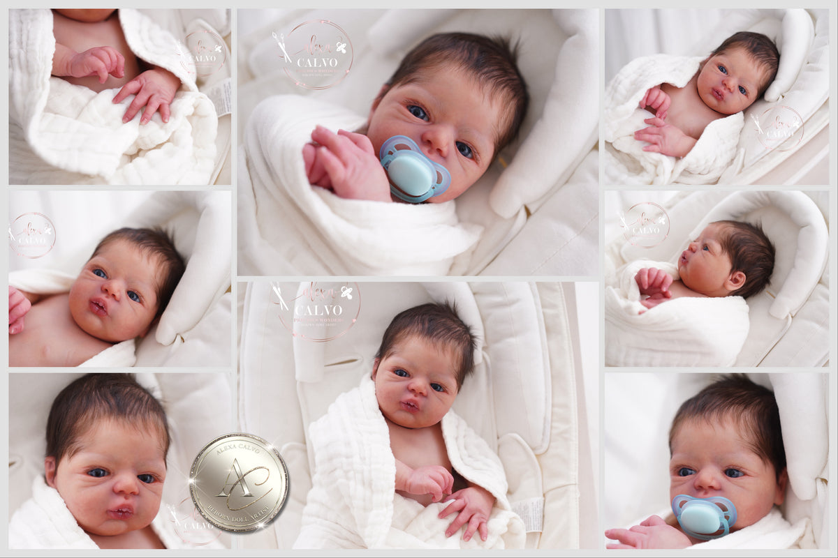 One-of-a-kind artist doll - not a toy. Baby Swan - Prototype - sculpt by Nathalie Moiselet, Artist: Alexa Calvo