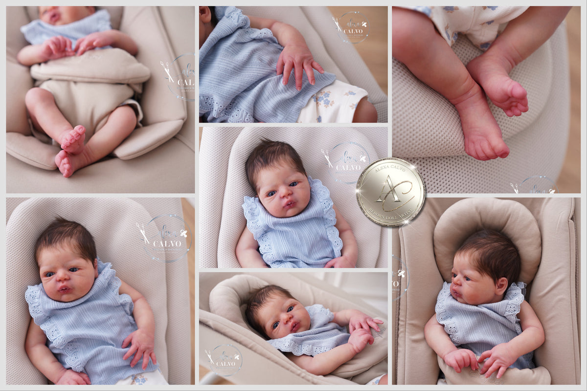 One-of-a-kind artist doll - not a toy. Baby Swan - Prototype - sculpt by Nathalie Moiselet, Artist: Alexa Calvo