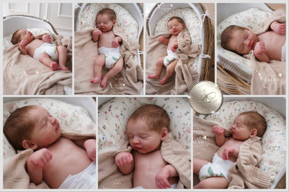 One-of-a-kind artist doll - not a toy. Baby Blessings - Prototype - sculpt by Lorraine Yophi, Artist: Alexa Calvo