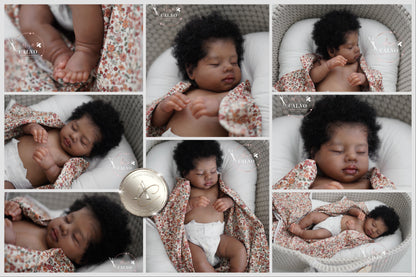 One-of-a-kind artist doll - not a toy.  Baby Catania - Prototype - sculpt by Teresa De Castro, Artist: Alexa Calvo