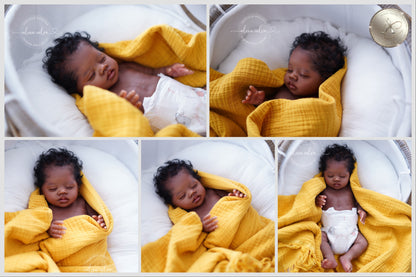 One-of-a-kind artist doll - not a toy. Baby Bahama- Prototype - sculpt by Teresa de Castro, Reborn artist: Alexa Calvo