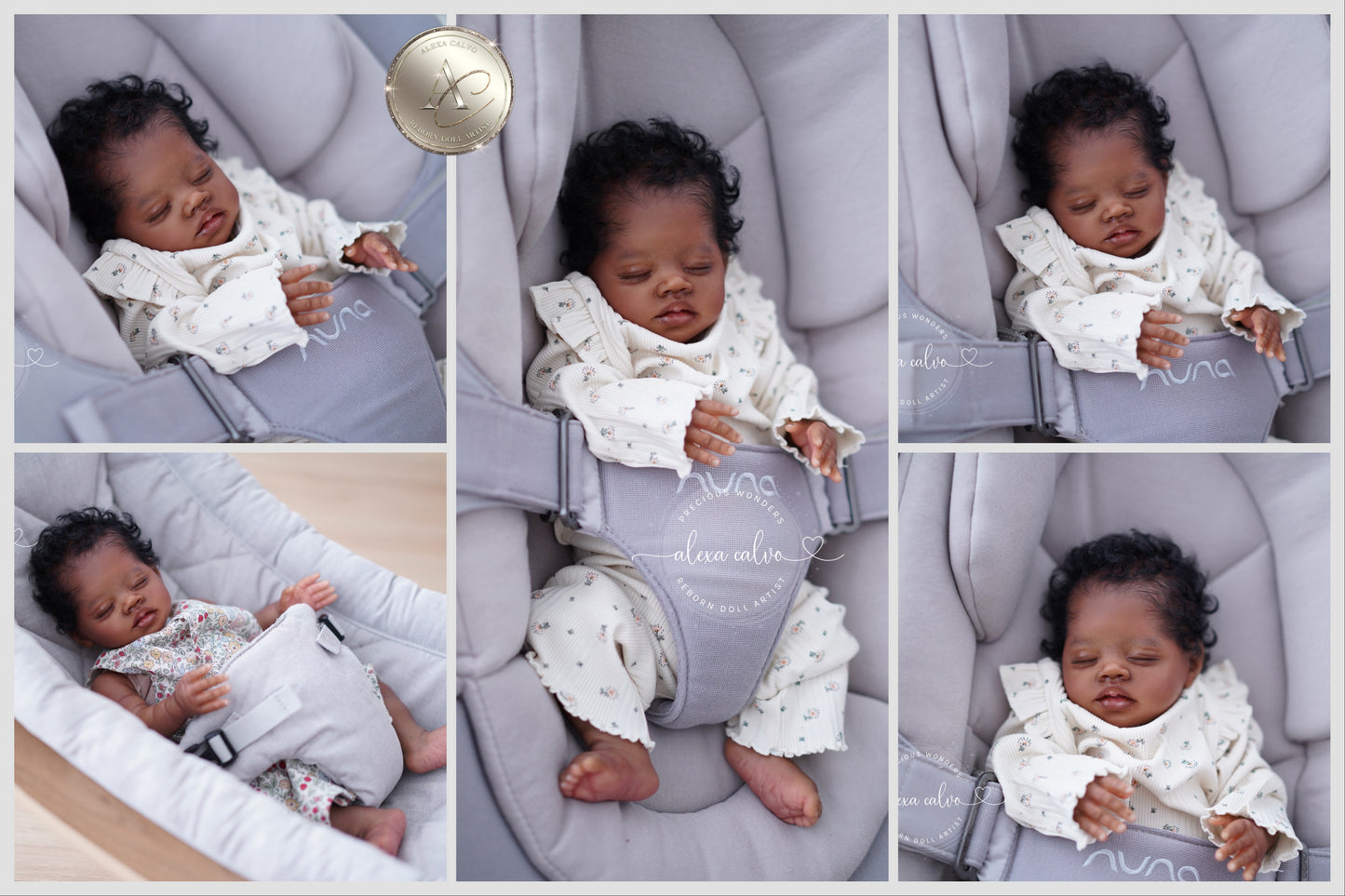 One-of-a-kind artist doll - not a toy. Baby Bahama- Prototype - sculpt by Teresa de Castro, Reborn artist: Alexa Calvo