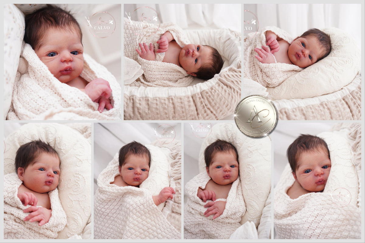 One-of-a-kind artist doll - not a toy. Baby Swan - Prototype - sculpt by Nathalie Moiselet, Artist: Alexa Calvo