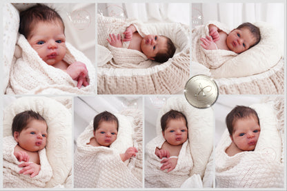 One-of-a-kind artist doll - not a toy. Baby Swan - Prototype - sculpt by Nathalie Moiselet, Artist: Alexa Calvo