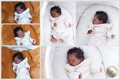 One-of-a-kind artist doll - not a toy. Baby Bahama- Prototype - sculpt by Teresa de Castro, Reborn artist: Alexa Calvo