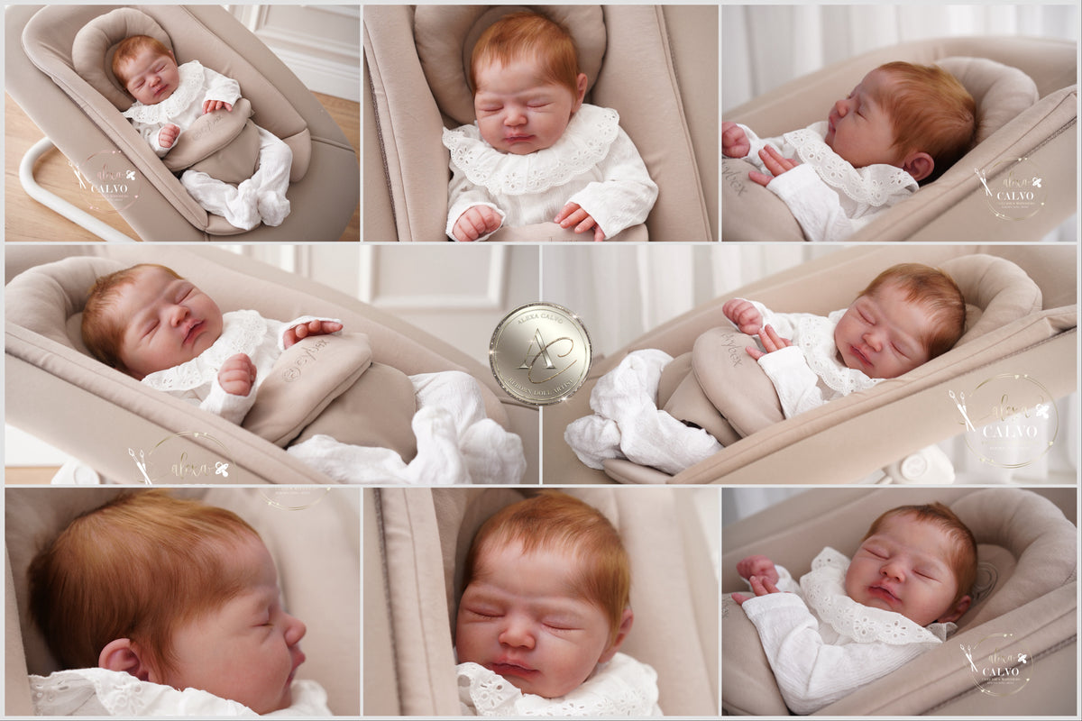Einzigartige Künstlerpuppe – kein Spielzeug. Baby Cypress – Prototyp – Modelliert von Dawn Murray McLeod, Künstlerin: Alexa Calvo