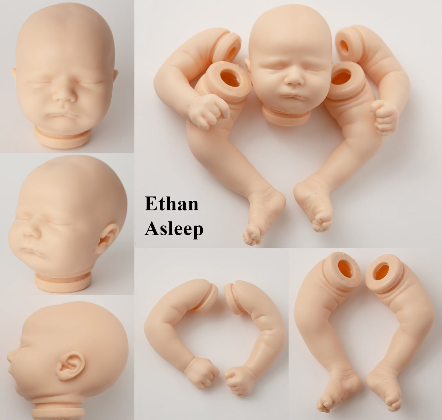 Prototype reservation (50%) - One-of-a-kind artist doll - not a toy.  Baby Ethan - Prototype - sculpt by Bountiful Baby, reborn by Alexa Calvo